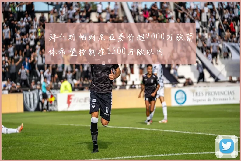 拜仁对帕利尼亚要价超2000万欧葡体希望控制在1500万欧以内
